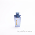Botol air 500ml dengan gelas olahraga botol jerami dengan tutupnya dan botol PP plastik berwarna -warni